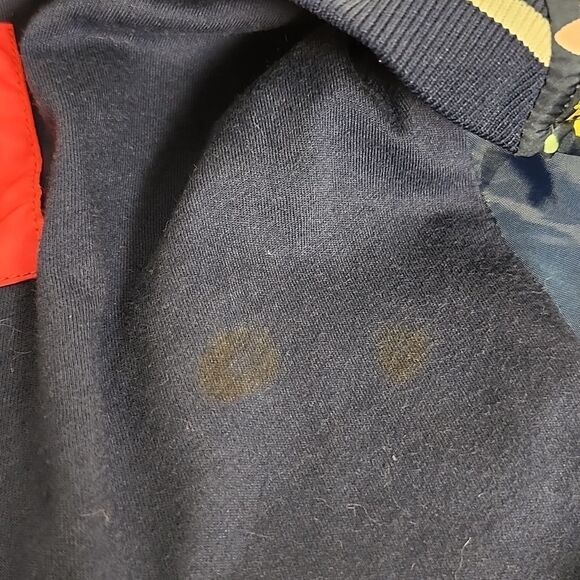 GAP KIDS Girl's Floral Bomber Jacket Smooth Weave Light-weight Medium - Picture 6 of 11